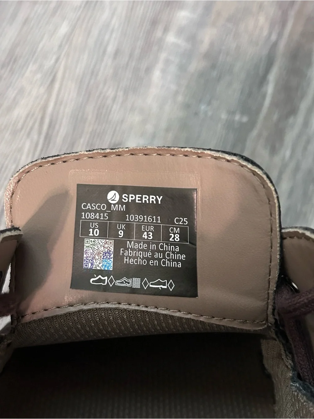Sperry Casco Bay Boat Shoes Men’s Size 10 Brown Leather Deck Loafers Comfort